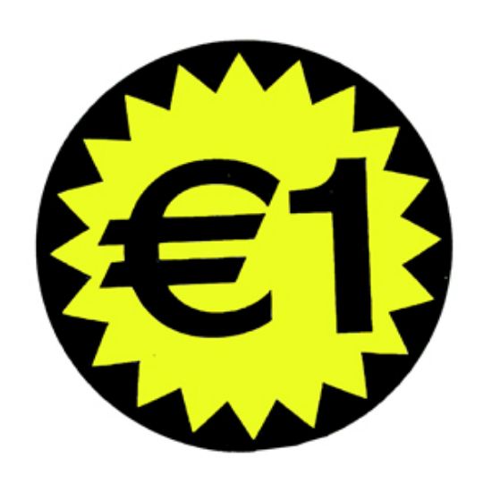 Picture of Labels Flashed €1 (1000) x1